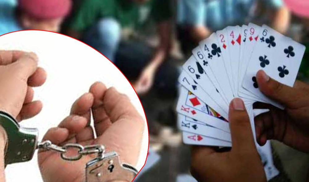 जुवातास खेलिरहेको अवस्थामा १० जना पक्राउ